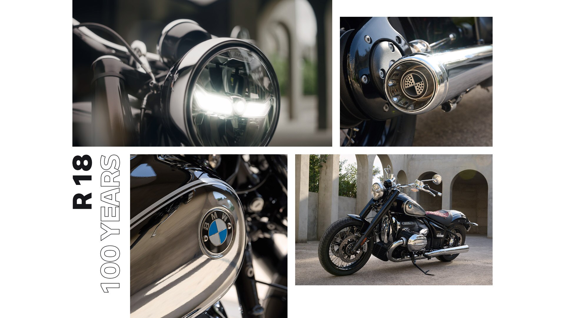 El modelo de edición limitada BMW R 18 100 Years para el 100 aniversario de BMW Motorrad 