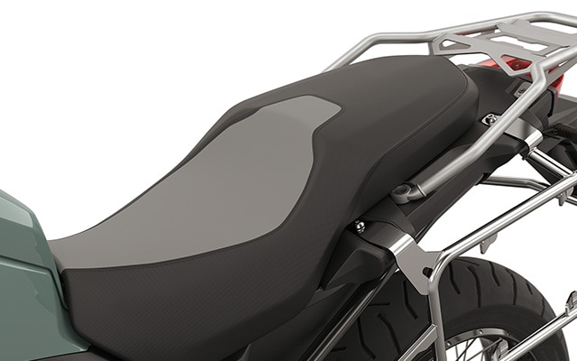 El asiento confort de la F 900 GS Adventure de BMW Motorrad