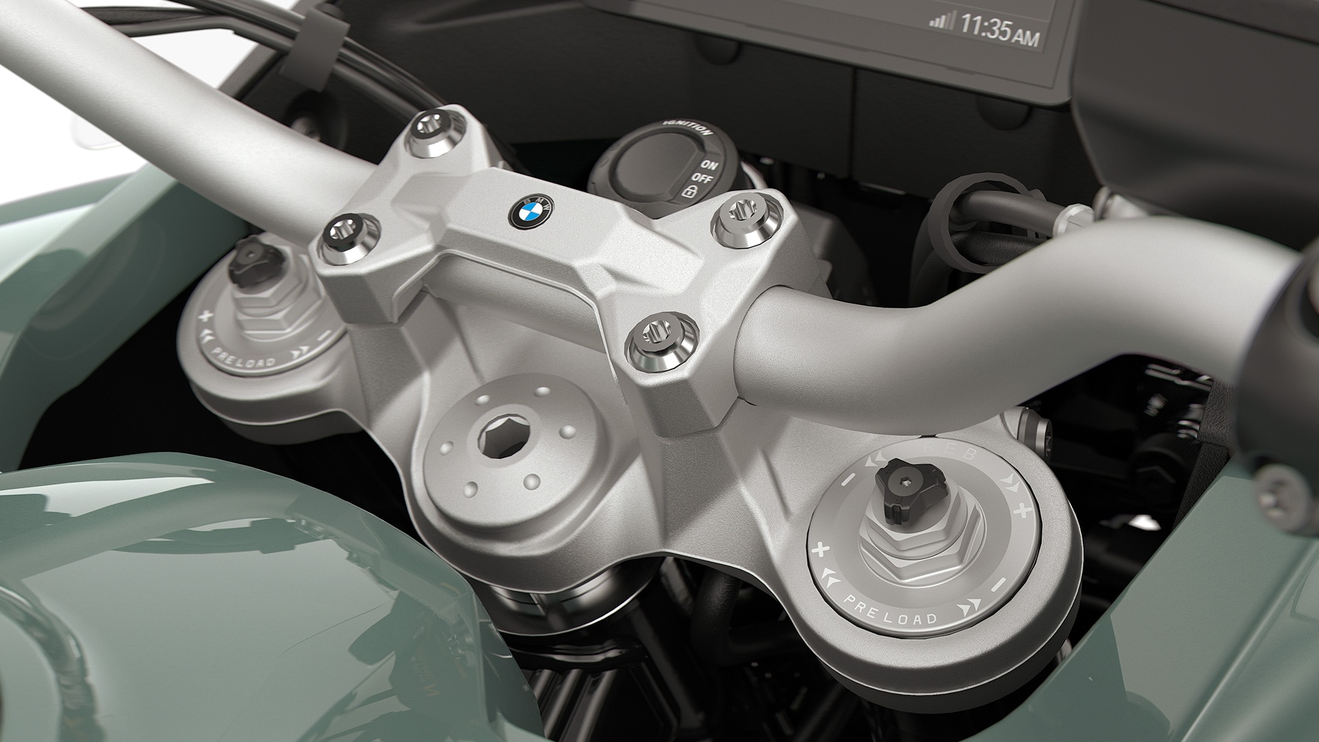 La horquilla ajustable F 900 GS Adventure de BMW Motorrad