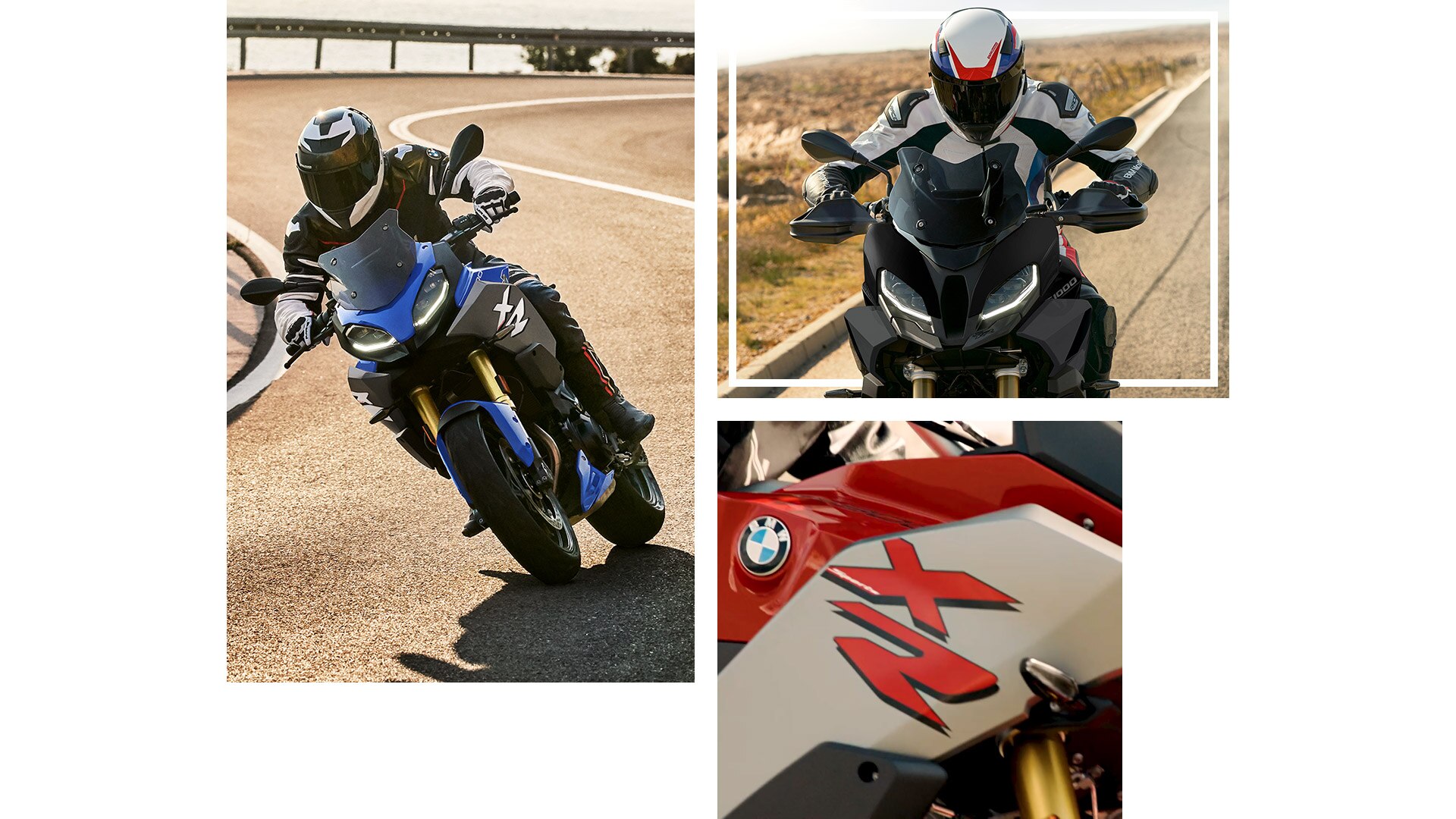 Collage de modelos BMW Motorrad XR.