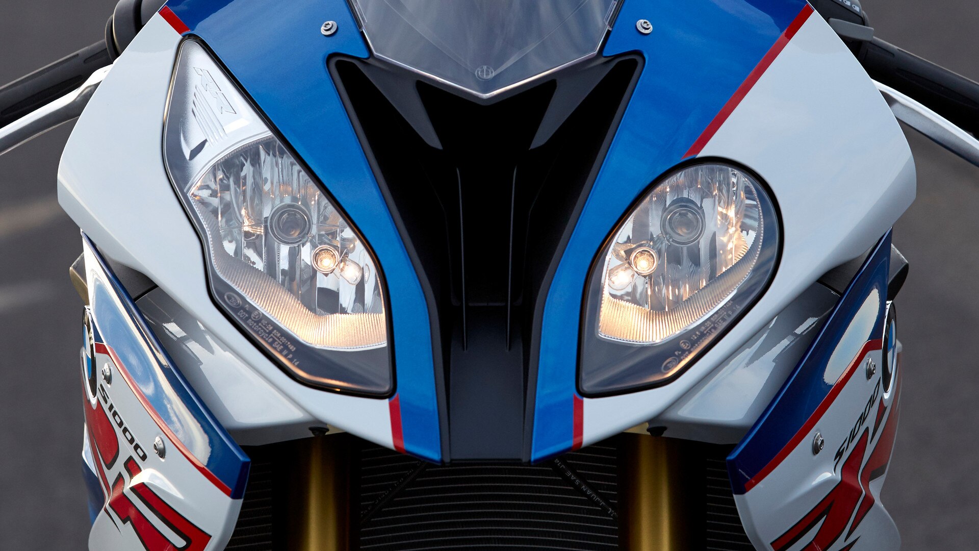 Frontal divido de la S 1000 RR