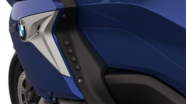 Enfoque en los cuatro botones de favoritos numerados.